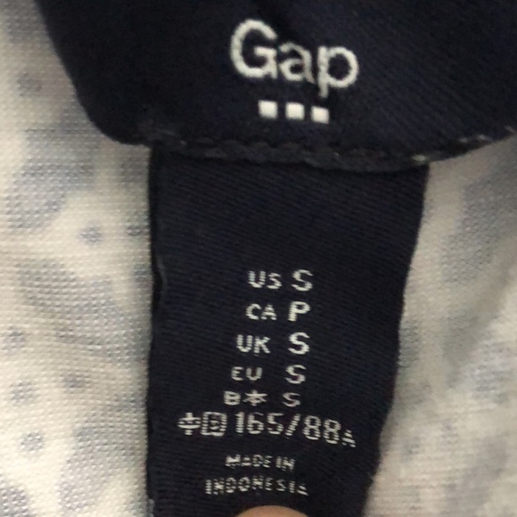 Gap Blue & White High Low Tank Maxi Dress size Small - Picture 9 of 9